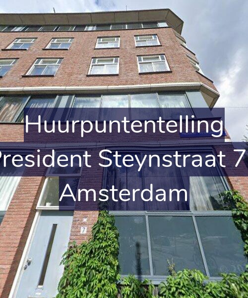 Foto gevel Huurpuntentelling voor President Steynstraat 76, Amsterdam