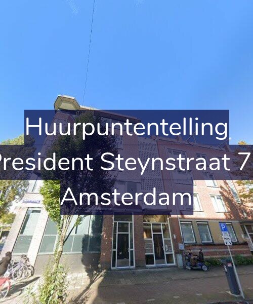 Foto gevel Huurpuntentelling voor President Steynstraat 70, Amsterdam