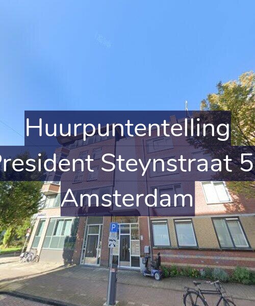 Foto gevel Huurpuntentelling voor President Steynstraat 58, Amsterdam
