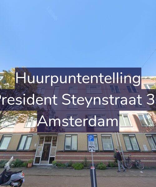 Foto gevel Huurpuntentelling voor President Steynstraat 36, Amsterdam
