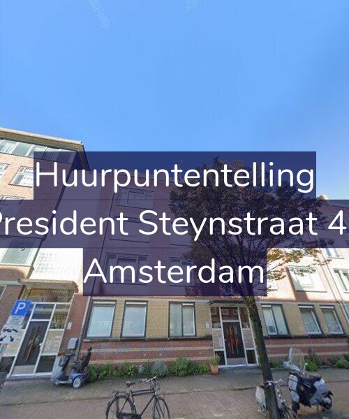 Foto gevel Huurpuntentelling voor President Steynstraat 46, Amsterdam