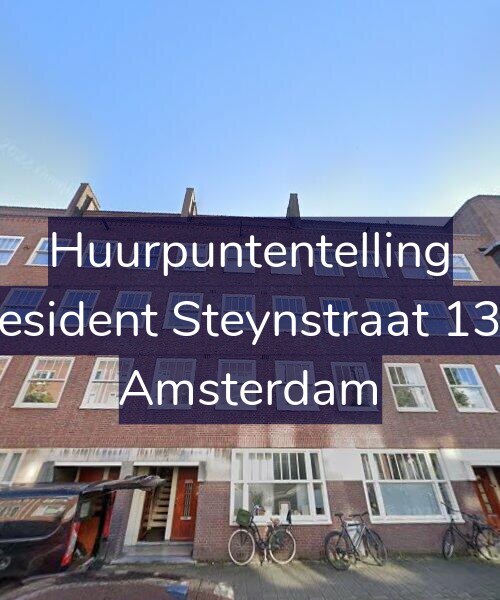 Foto gevel Huurpuntentelling voor President Steynstraat 13-3, Amsterdam