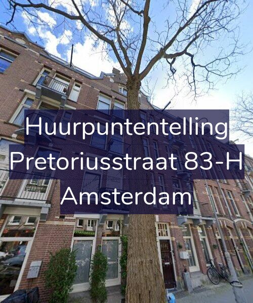 Foto gevel Huurpuntentelling voor Pretoriusstraat 83-H, Amsterdam