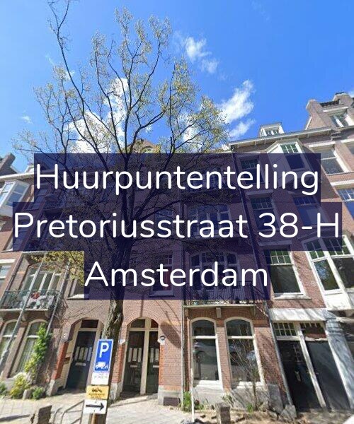 Foto gevel Huurpuntentelling voor Pretoriusstraat 38-H, Amsterdam