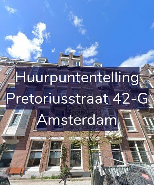 Foto gevel Huurpuntentelling voor Pretoriusstraat 42-G, Amsterdam