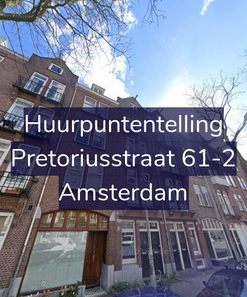 Foto gevel Huurpuntentelling voor Pretoriusstraat 61-2, Amsterdam