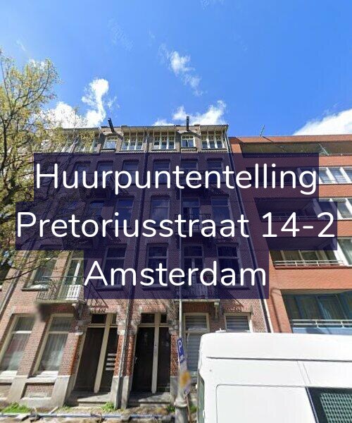 Foto gevel Huurpuntentelling voor Pretoriusstraat 14-2, Amsterdam