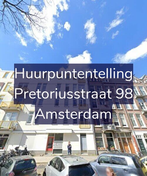 Foto gevel Huurpuntentelling voor Pretoriusstraat 98, Amsterdam