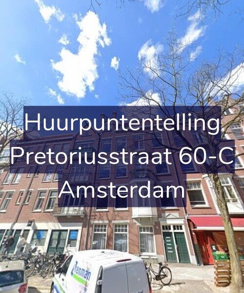 Foto gevel Huurpuntentelling voor Pretoriusstraat 60-C, Amsterdam