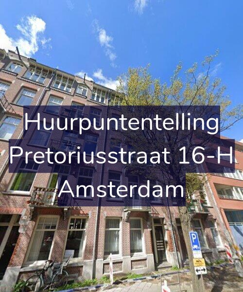 Foto gevel Huurpuntentelling voor Pretoriusstraat 16-H, Amsterdam