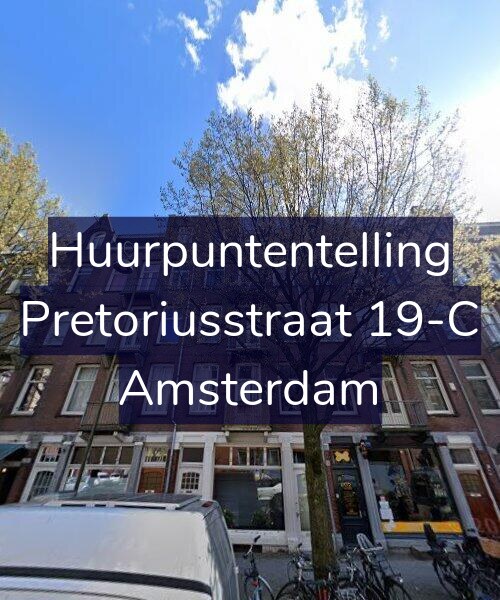 Foto gevel Huurpuntentelling voor Pretoriusstraat 19-C, Amsterdam