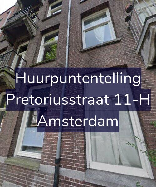 Foto gevel Huurpuntentelling voor Pretoriusstraat 11-H, Amsterdam