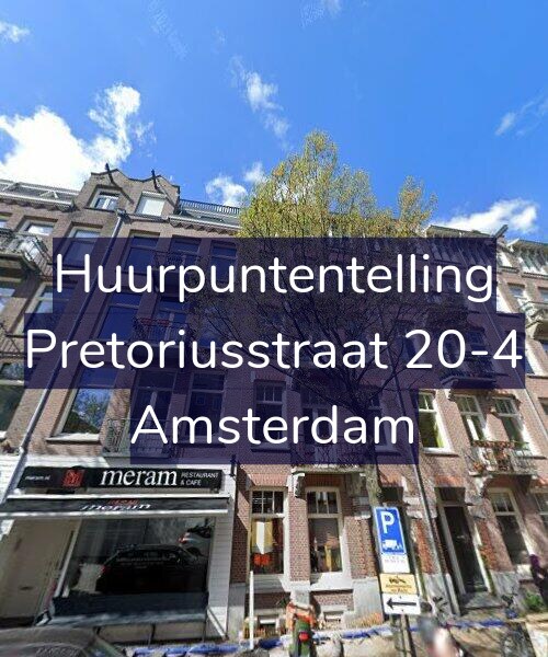 Foto gevel Huurpuntentelling voor Pretoriusstraat 20-4, Amsterdam