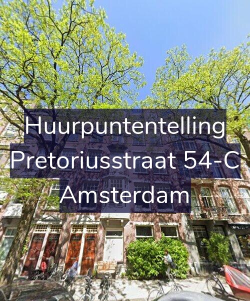 Foto gevel Huurpuntentelling voor Pretoriusstraat 54-C, Amsterdam