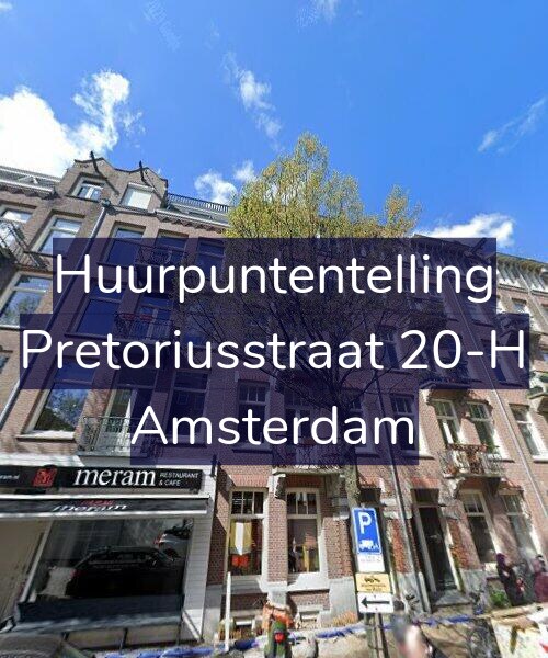 Foto gevel Huurpuntentelling voor Pretoriusstraat 20-H, Amsterdam