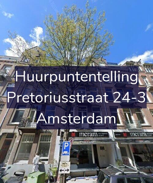 Foto gevel Huurpuntentelling voor Pretoriusstraat 24-3, Amsterdam