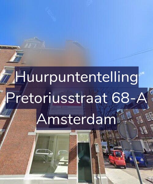 Foto gevel Huurpuntentelling voor Pretoriusstraat 68-A, Amsterdam