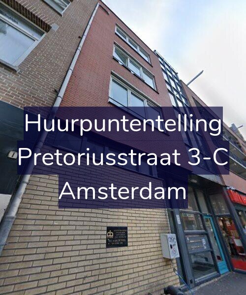 Foto gevel Huurpuntentelling voor Pretoriusstraat 3-C, Amsterdam