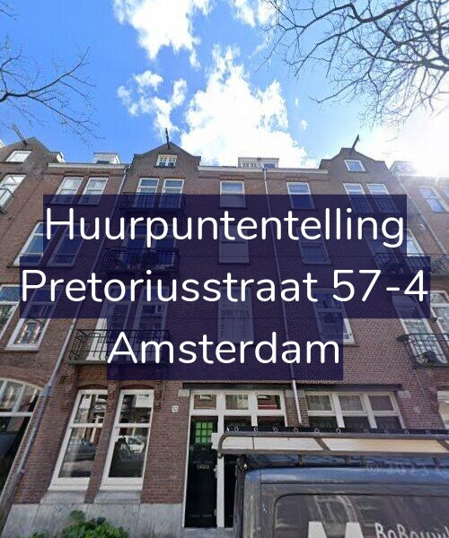 Foto gevel Huurpuntentelling voor Pretoriusstraat 57-4, Amsterdam