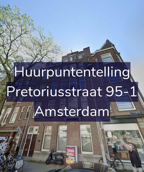 Foto gevel Huurpuntentelling voor Pretoriusstraat 95-1, Amsterdam