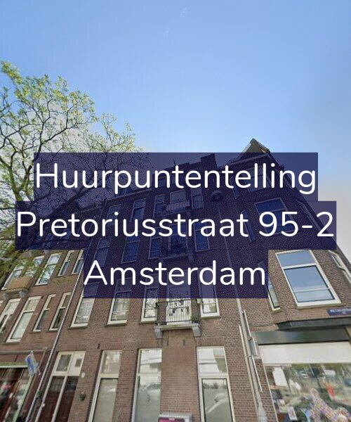 Foto gevel Huurpuntentelling voor Pretoriusstraat 95-2, Amsterdam