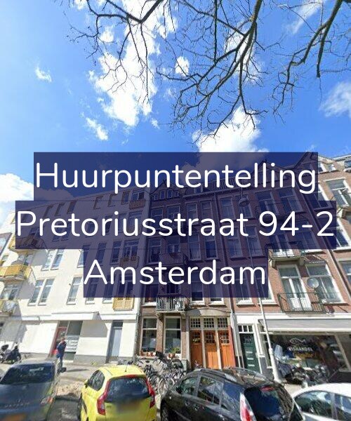 Foto gevel Huurpuntentelling voor Pretoriusstraat 94-2, Amsterdam