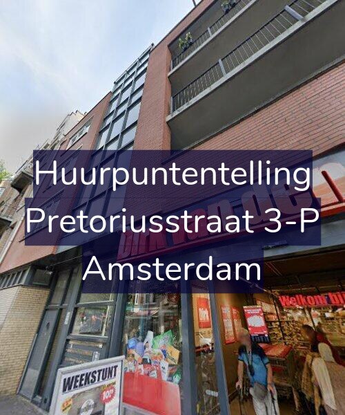 Foto gevel Huurpuntentelling voor Pretoriusstraat 3-P, Amsterdam