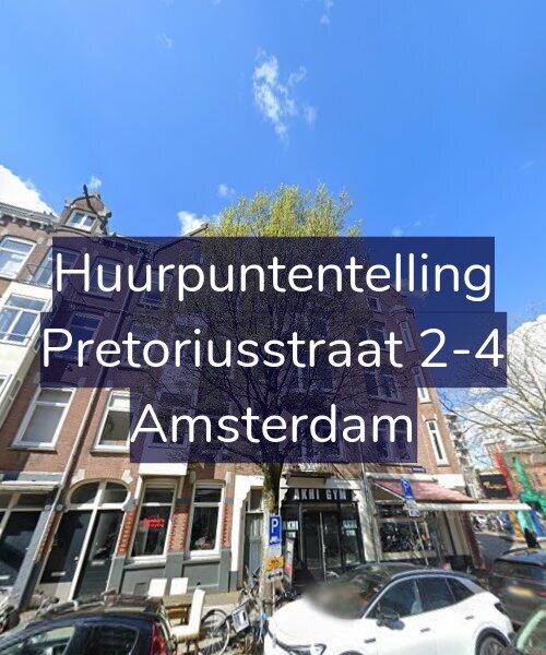 Foto gevel Huurpuntentelling voor Pretoriusstraat 2-4, Amsterdam