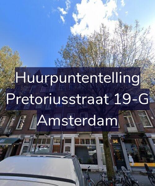 Foto gevel Huurpuntentelling voor Pretoriusstraat 19-G, Amsterdam