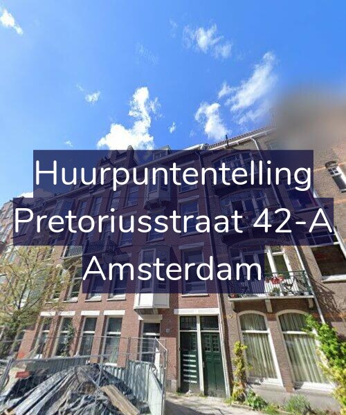 Foto gevel Huurpuntentelling voor Pretoriusstraat 42-A, Amsterdam