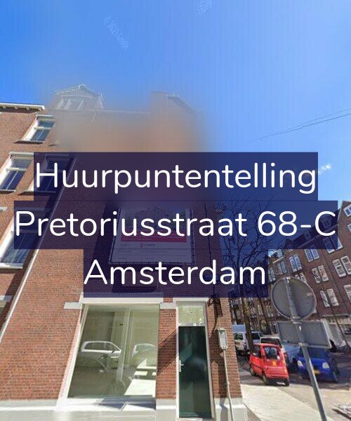 Foto gevel Huurpuntentelling voor Pretoriusstraat 68-C, Amsterdam