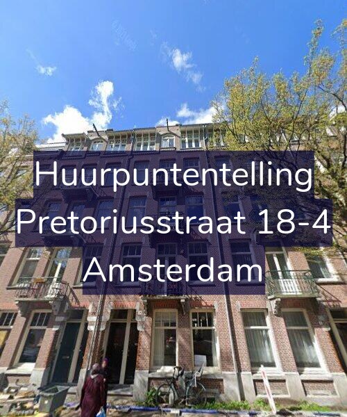 Foto gevel Huurpuntentelling voor Pretoriusstraat 18-4, Amsterdam
