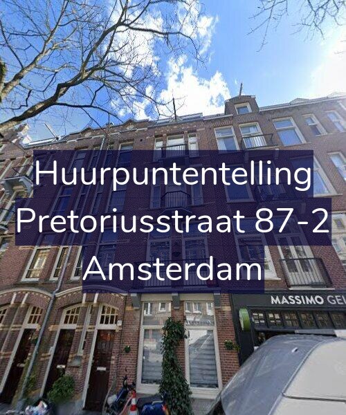 Foto gevel Huurpuntentelling voor Pretoriusstraat 87-2, Amsterdam