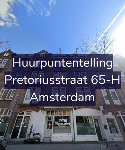Foto gevel Huurpuntentelling voor Pretoriusstraat 65-H, Amsterdam