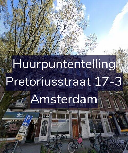 Foto gevel Huurpuntentelling voor Pretoriusstraat 17-3, Amsterdam