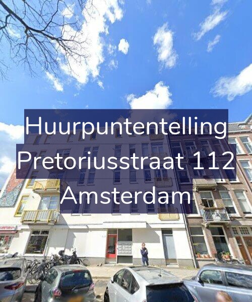 Foto gevel Huurpuntentelling voor Pretoriusstraat 112, Amsterdam