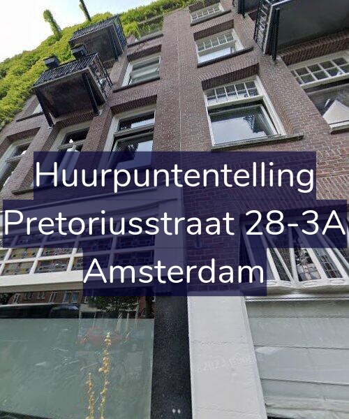 Foto gevel Huurpuntentelling voor Pretoriusstraat 28-3A, Amsterdam