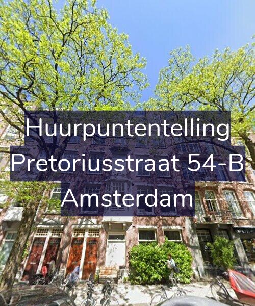 Foto gevel Huurpuntentelling voor Pretoriusstraat 54-B, Amsterdam