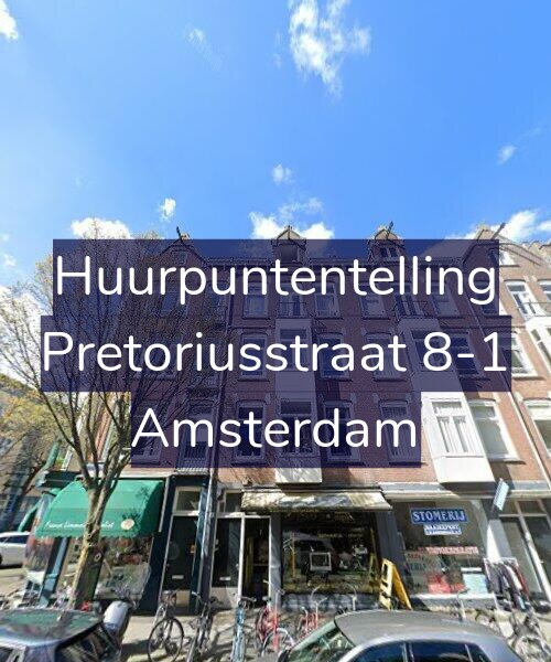 Foto gevel Huurpuntentelling voor Pretoriusstraat 8-1, Amsterdam