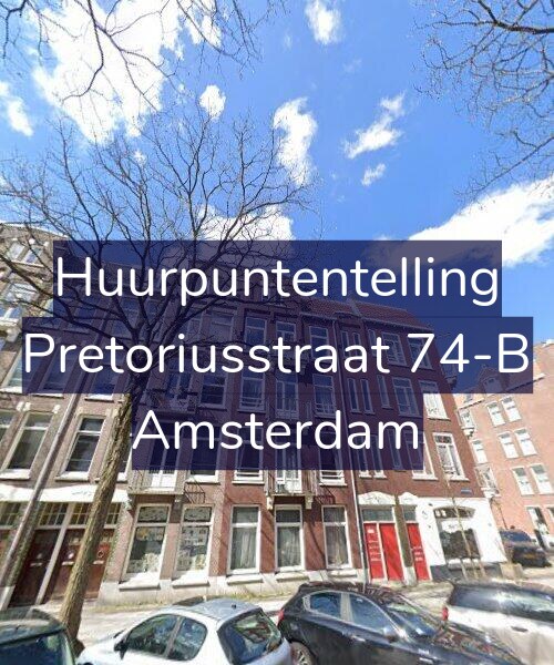 Foto gevel Huurpuntentelling voor Pretoriusstraat 74-B, Amsterdam