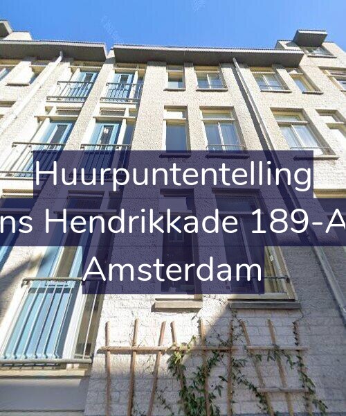 Foto gevel Huurpuntentelling voor Prins Hendrikkade 189-A37, Amsterdam