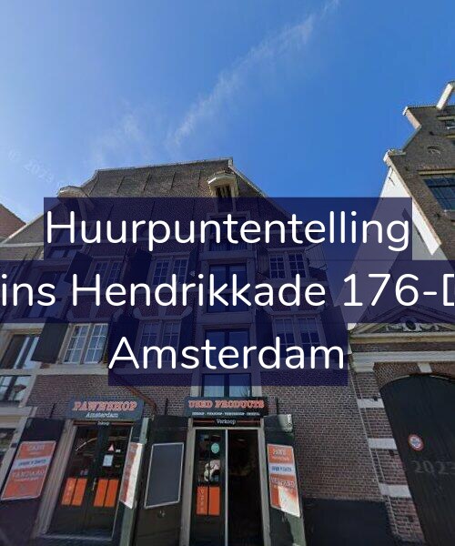Foto gevel Huurpuntentelling voor Prins Hendrikkade 176-D6, Amsterdam