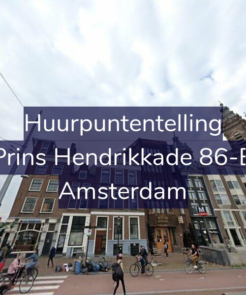 Foto gevel Huurpuntentelling voor Prins Hendrikkade 86-B, Amsterdam