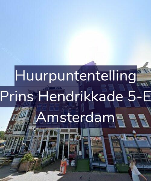 Foto gevel Huurpuntentelling voor Prins Hendrikkade 5-E, Amsterdam