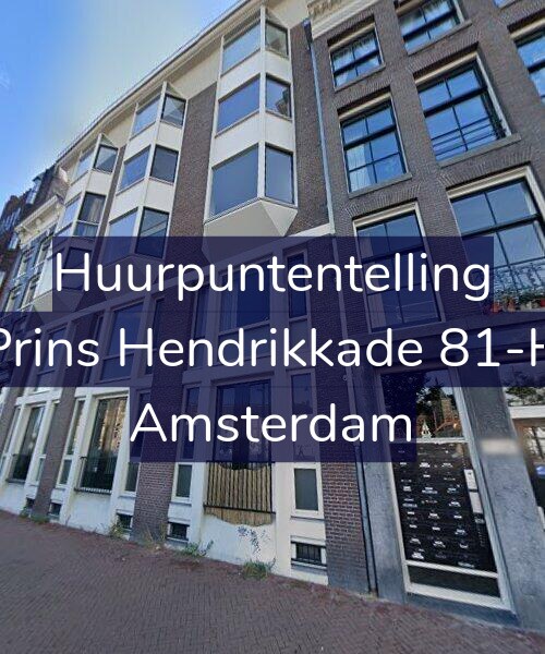 Foto gevel Huurpuntentelling voor Prins Hendrikkade 81-H, Amsterdam