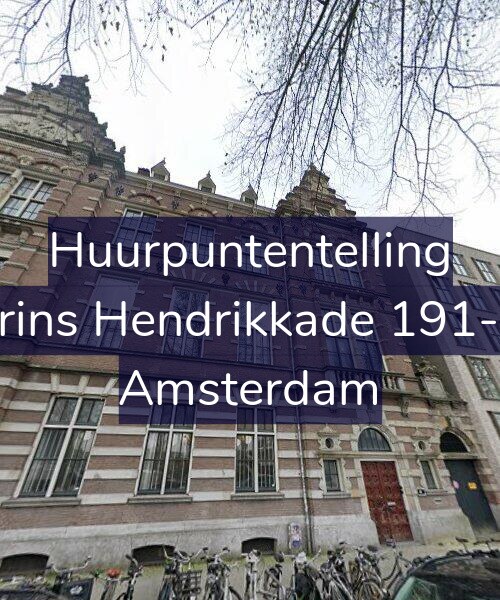 Foto gevel Huurpuntentelling voor Prins Hendrikkade 191-A, Amsterdam