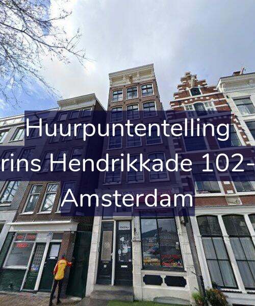 Foto gevel Huurpuntentelling voor Prins Hendrikkade 102-4, Amsterdam