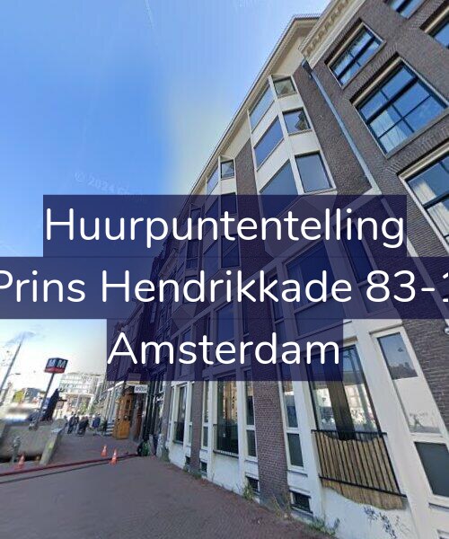 Foto gevel Huurpuntentelling voor Prins Hendrikkade 83-1, Amsterdam