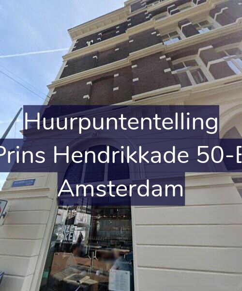 Foto gevel Huurpuntentelling voor Prins Hendrikkade 50-B, Amsterdam