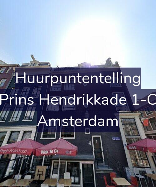 Foto gevel Huurpuntentelling voor Prins Hendrikkade 1-C, Amsterdam